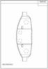 ASIMCO KD66510 Brake Pad Set, disc brake